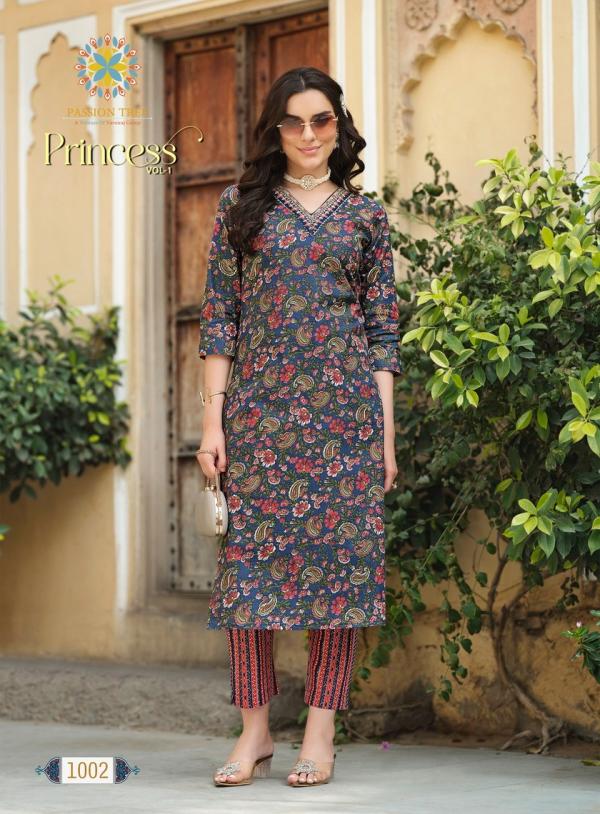 Princess Vol 1 By Passion Tree Cotton Kurti With Bottom Collection